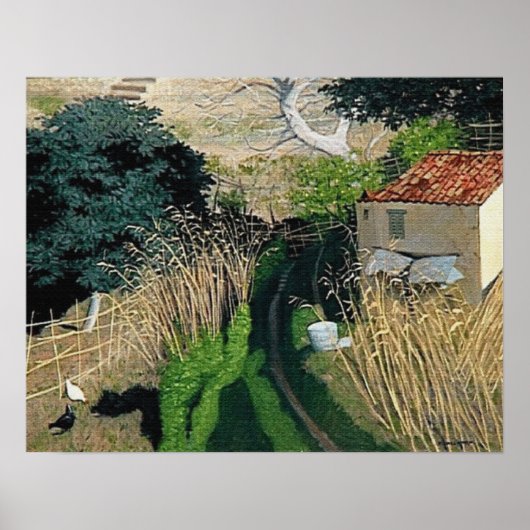 Maison et roseaux - Poster Felix Vallotton (Devant)