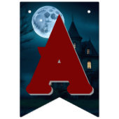 Maison hantée Bannière du parti Halloween (Troisième drapeau)