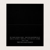 Maison hantée, Carte de changement d'adresse (Intérieur déplié)