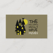 Maison hantée, Carte de changement d'adresse (Devant)