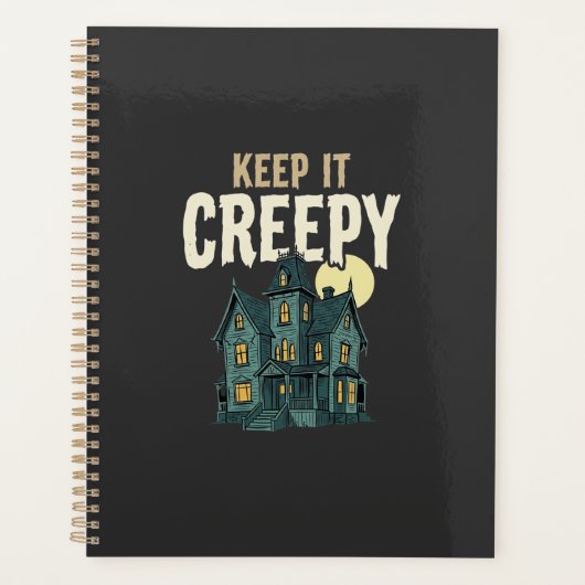 Maison Hantée Creepy Design Halloween_1 (Devant)