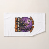 Maison hantée de Halloween la plus effrayante Sorc (Serviette à main)
