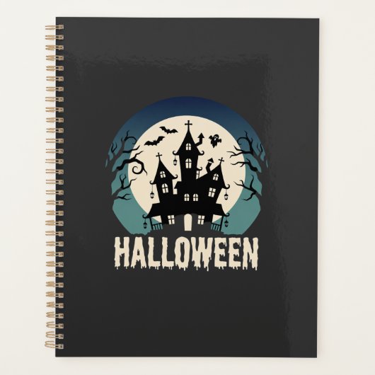 Maison Hantée de la Lune Vector Halloween (Devant)