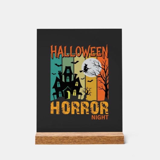 Maison hantée de la nuit d'horreur d'Halloween Vec (Recto)
