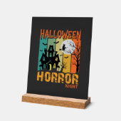 Maison hantée de la nuit d'horreur d'Halloween Vec (Angle)