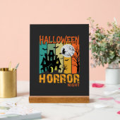 Maison hantée de la nuit d'horreur d'Halloween Vec (Mariage)