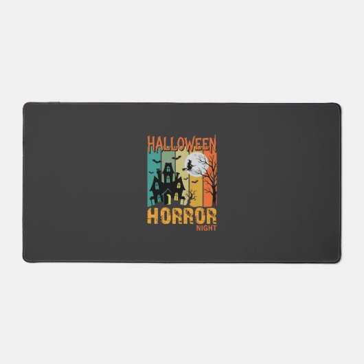 Maison Hantée de la Nuit d'Horreur d'Halloween Vec (Recto)