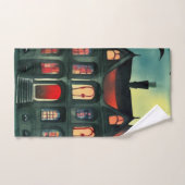 Maison hantée d'Halloween (Serviette à main)