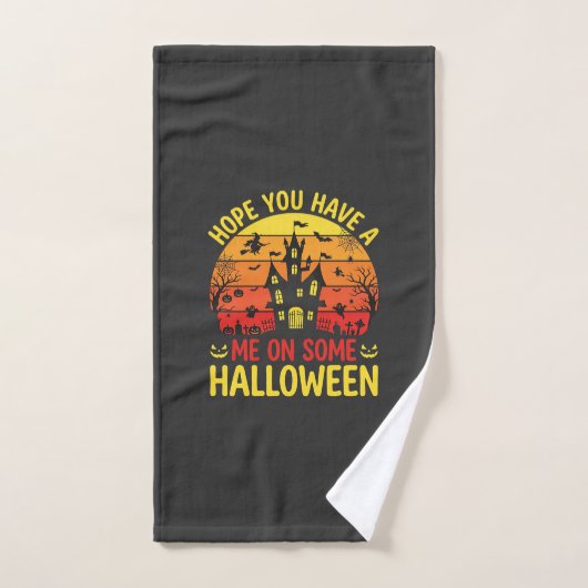 Maison hantée drôle d'Halloween Me sur certains de (Serviette à main)