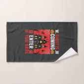 Maison Hantée Halloween Entrez Si Vous Osez (Serviette à main)