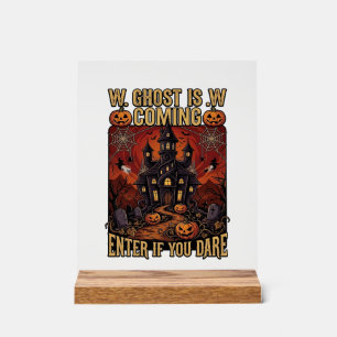 Maison hantée Halloween Fantôme arrive Citrouilles