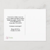 Maison hantée Halloween Fête Invitation (Dos)