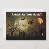 Maison hantée Halloween Fête Invitation (Devant)