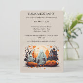 Maison hantée Halloween Fête Invitation (Debout devant)