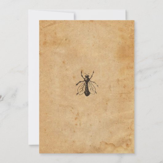 Maison hantée Halloween Fête Invitation (Dos)