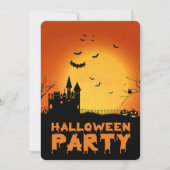 Maison hantée Halloween Fête Invitation (Devant)