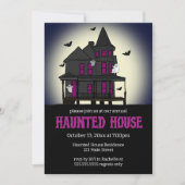 Maison hantée Halloween Fête Invitation (Devant)