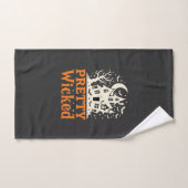 Maison hantée Halloween Pretty Wicked_1 (Serviette à main)
