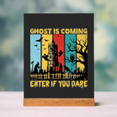 Maison Hantée Halloween Sorcière Chouette Arrivée (Neutre)