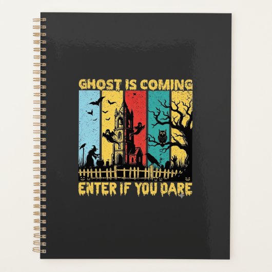 Maison Hantée Halloween Sorcière Chouette Arrivée  (Devant)