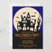 Maison hantée sur une colline Invitation de fête d (Devant)