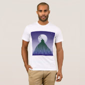 Maison Hantée Sur Une Colline Mens T-Shirt (Devant entier)