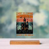 Maison Hantée Vintage Ghost Arrive Halloween Dé (Neutre)