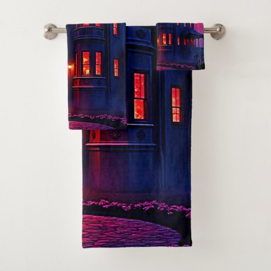 Maison Haunted éffrayant à Dusk Design (En situation)