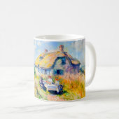 Maison impressionniste au bord de la mer – Mug d'a (Devant droit)