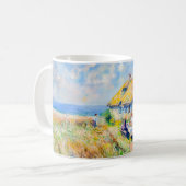 Maison impressionniste au bord de la mer – Mug d'a (Devant gauche)