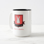 Maison Lapin Mère de Bunnies Café Mug (Devant gauche)