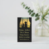 Maison mignonne et animaux de compagnie Cartes de  (Debout devant)