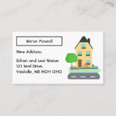 Maison modifiable Nous avons déplacé la Faire-part (Devant)