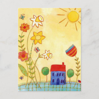 maison où le coeur est carte postale