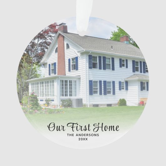 Maison Photo Notre Première Maison Noël (devant)