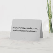 Maison pour Halloween Kaart (Achterkant)