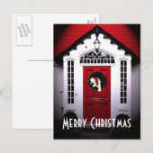 Maison pour la carte postale de Noël (Devant / Derrière)