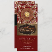 Maison Réchauffement Om Earth Party Invitation (Devant / Derrière)