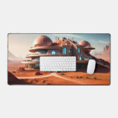 Maison Red Planet - AI Villa futuriste du désert (Clavier et souris)