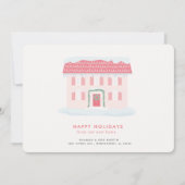 Maison Rose Faire-part de déménagement (Devant)