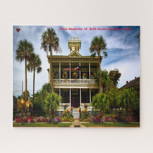 Maison Ruhl Galveston Texas Puzzle (Horizontal)
