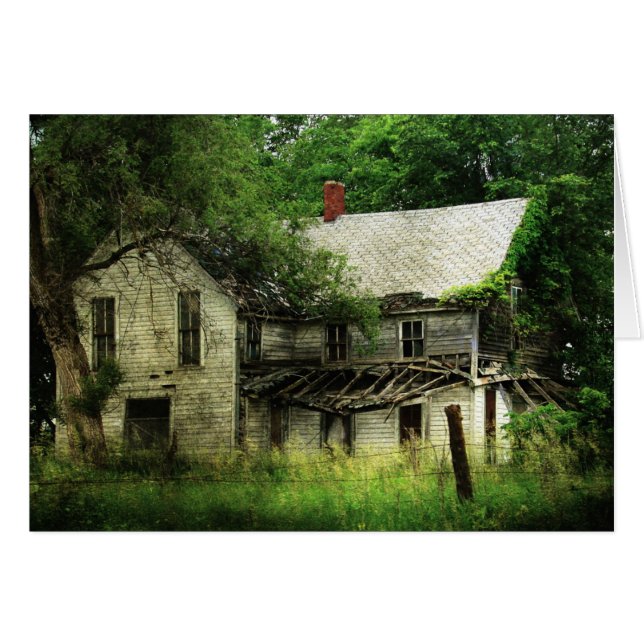 Maison Rurale Abandonnée du Missouri (Devant horizontal)
