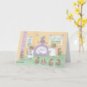 Maison-souris Designs® - Carte pour notes (Fleur jaune)