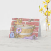 Maison-Souris Designs® - cartes de note (Fleur jaune)