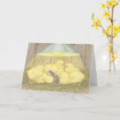 Maison-Souris Designs® - cartes de note (Fleur jaune)
