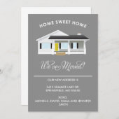 MAISON SWEET HOME | FAIRE-PART DE DÉPLACEMENT (Devant / Derrière)