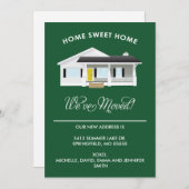 MAISON SWEET HOME | MOUVEMENT DE FAIRE-PART (Devant / Derrière)