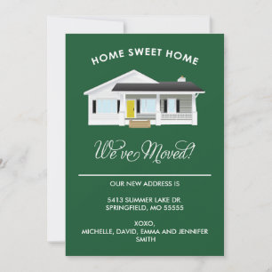 MAISON SWEET HOME MOUVEMENT DE FAIRE-PART