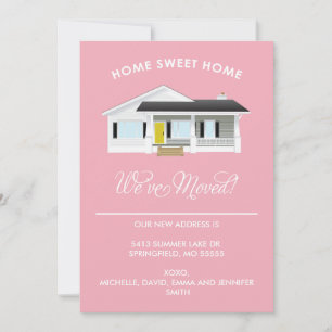 MAISON SWEET HOME   MOUVEMENT DE FAIRE-PART