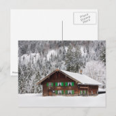 Maison traditionnelle en bois en Bavière carte pos (Devant / Derrière)